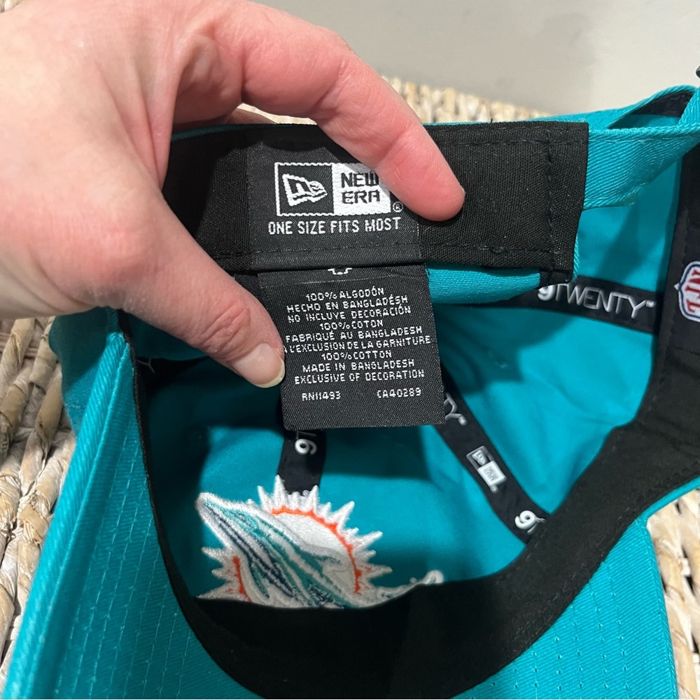 New Era Miami Dolphins Throwback 39THIRTY Stretch Flex Hat Cap Green One Size - Picture 7 of 7